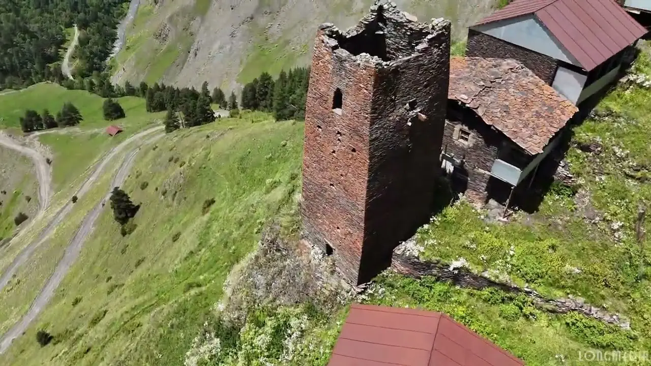 Trip to Tusheti, drone video